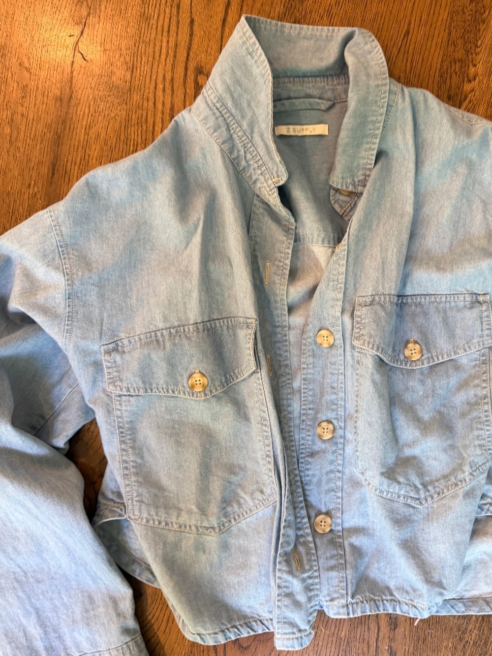 Z Supply Chambray Set- Shorts/Jacket